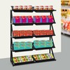 AngelcityCC 5 Tier Retail Display Rack with 10 Baskets, Market