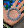 RAYON Angelite Bead Bracelet for Men or Women Stretch 10mm