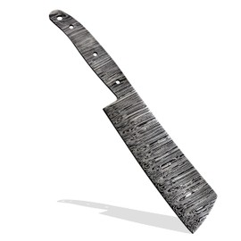 Hercules Knives Custom Hand Forged Damascus Steel Blank Blade Nakiri Knfe chef Knife Blade Damascus Blade Billet Handmade Knife Making Supply