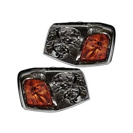 Marketplace Auto Parts Headlight Assembly Set of 2 - Compatible with 2002-2006 GMC Envoy XL