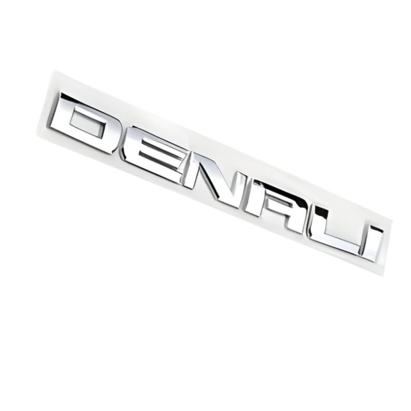 Denali 1-PC Nameplate Emblem HD Badge for GMC Yukon &