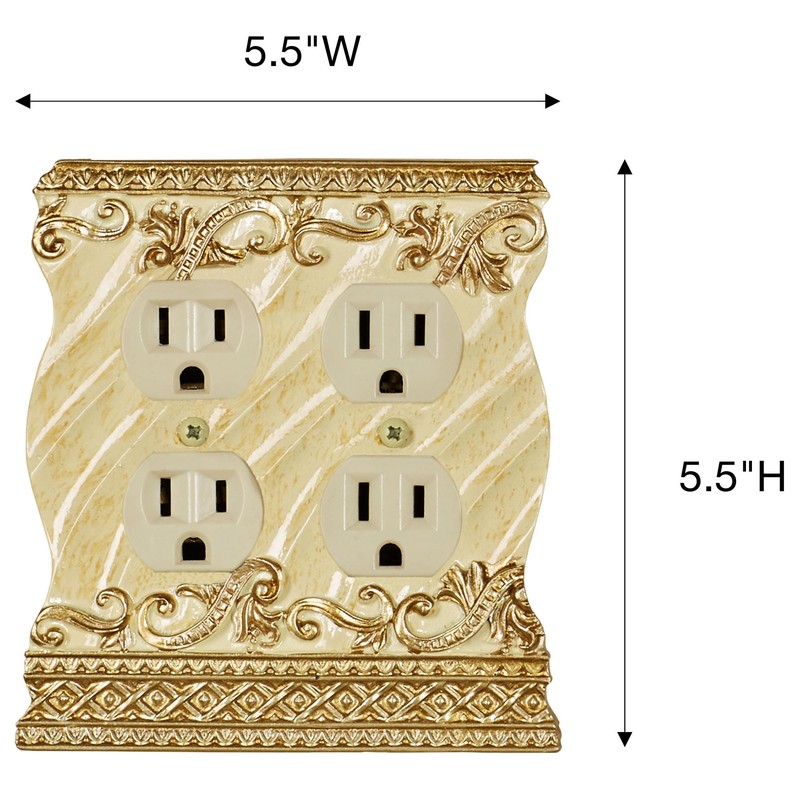 Genevia Double Outlet Pearl Double Outlet