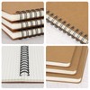 EUSOAR Graph Paper Notebook, A5 3Packs 5.5"x8.3" 120 Pages Hardcover