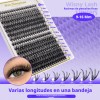 Kit De Pestañas Postizas Por Secciones Para Hacer Tú Mismo