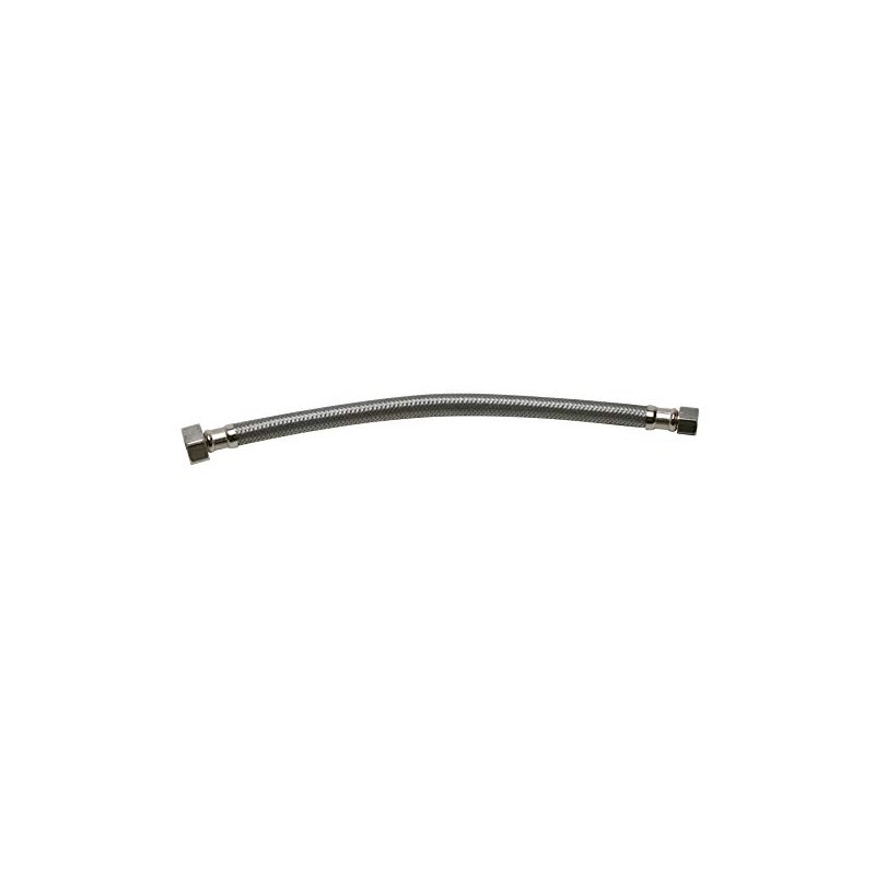 Fluidmaster B1F12 Faucet Connector, Braided Stainless Steel - 3/8 Female