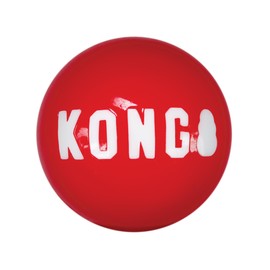KONG - Signature Balls - 2 Pack Durable Ball for Chasing and Retrieving - for Large Dogs