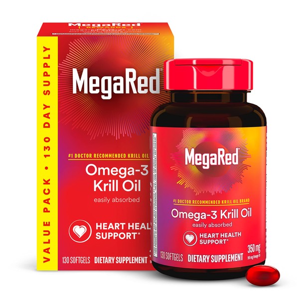 MegaRed MegaRed - Omega-3 Krill Oil 350mg Softgels (130 Count