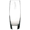 Male Golf Player Engraved Hi-Ball Glass, Sports Gift for men,