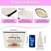 Gfhzdmf Aunt of the Bride Gift Makeup Bag Bride Wedding
