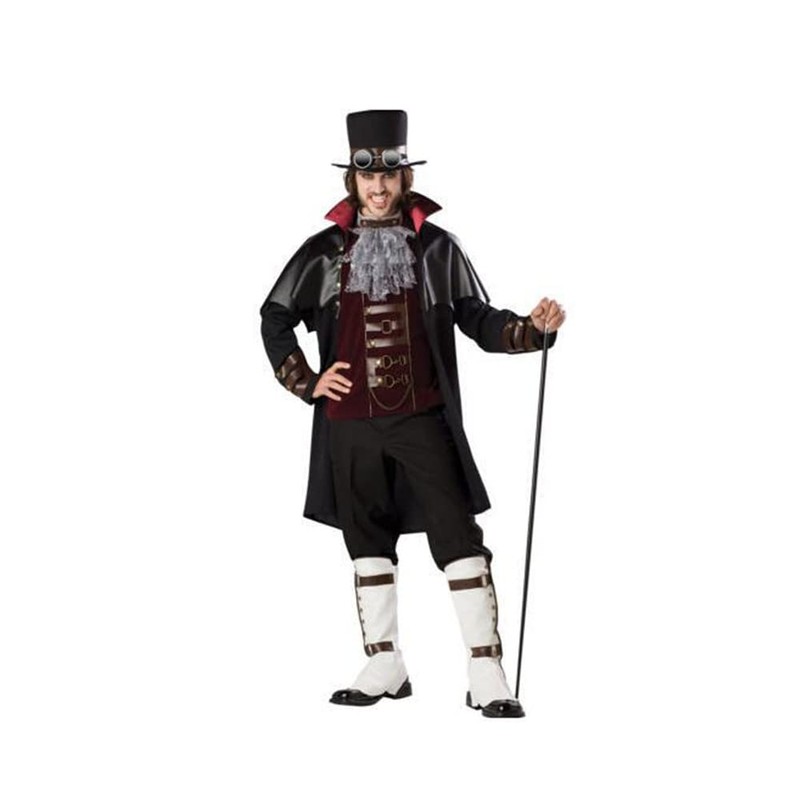 AOBOR Steampunk Goggles Glasses Vintage Welding Gothic (Silver Glasses)