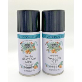 Power Stick Brazilian Mist Body Spray 2-Pack (Pistachio & Salted Caramel) Viral