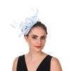 Sinamay Flower Feather Headband Fascinator Wedding Headwear Ladies Race Royal