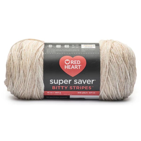 Generic Super Saver Bitty Stripes Yarn - Moon Beam -