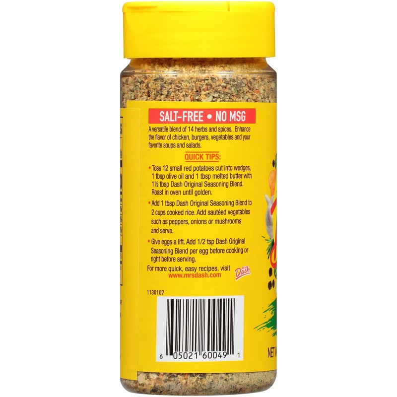 Mrs Dash Original Blend Salt-Free Seasoning 6.75 oz - No