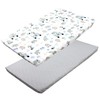 TupTam Baby Fitted Sheet for Baby Cot Bed Pack of
