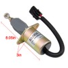 Replacement 12V Only Fuel Shut Off Solenoid 3" For 5.9L