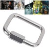 Chain Link Stainless Steel 4‑Corner Multifunctional Connection Buckle for Outdoor