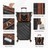 Rosamo 5 piece Luggage Set Expandable Suitcase 22x14x9 Airline Approved