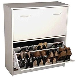 Venture Horizon Double Shoe Cabinet White