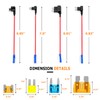 WeiSen 4 Types 12V Cars Add-a-Circuit and Fuse Kit -