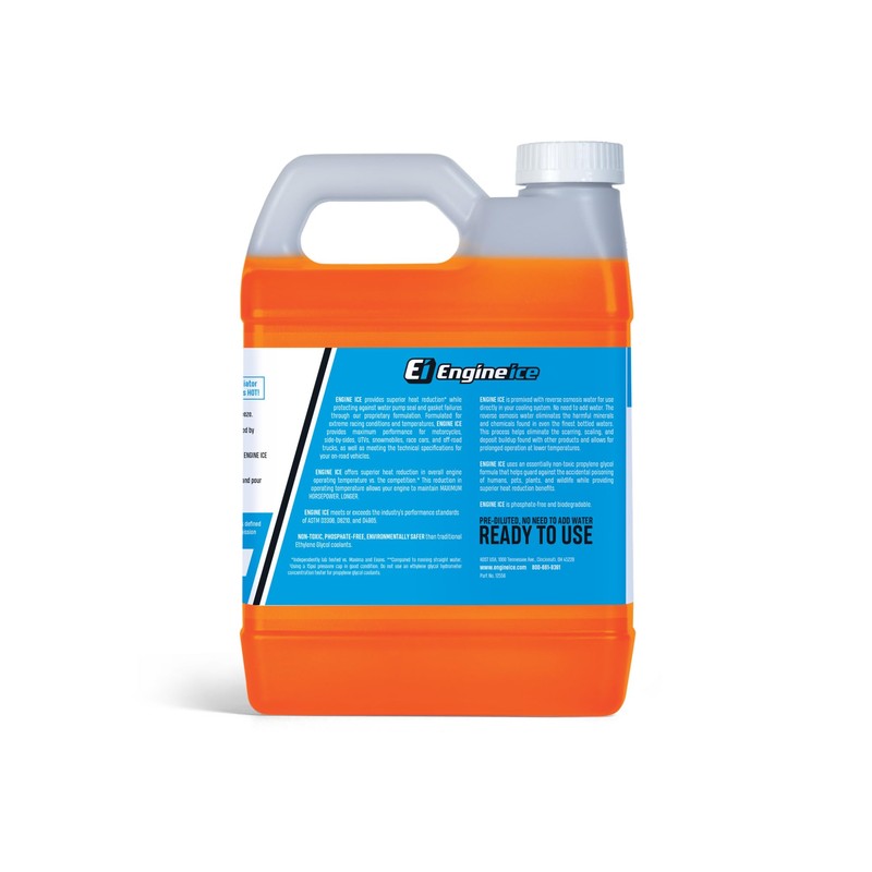 Engine Ice Hi-Performance SXS/ATV Coolant and Antifreeze, 4 Pack, Orange