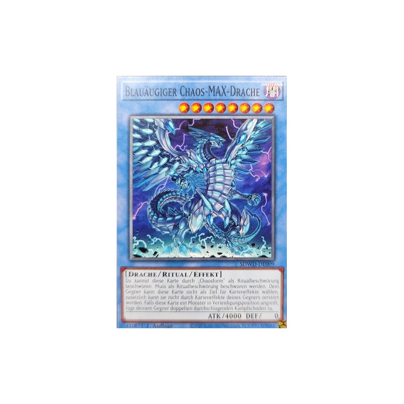 SDWD-DE009 - Blue-Eyed Chaos MAX Dragon - Common - 1st