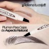 Lápiz Microblading Cejas Marrón P. Agua Universo en Linea Plumon