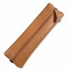 SinnWunder® Real Leather Pencil Case with Elastic Band for Ring