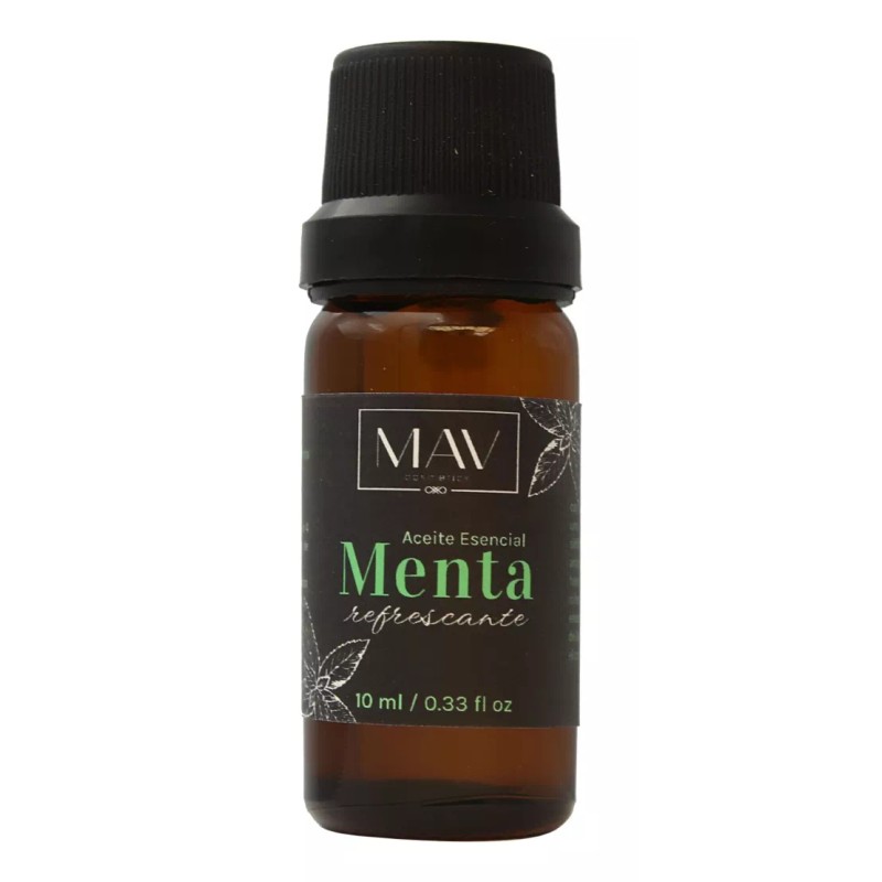 Mav Cosmetics Aceite Esencial Menta Fresco 100% Puro & Natural
