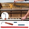 Professional Piano Tuning Kit Tuning Wrench Hammer Temperament Strip Mute