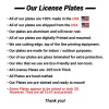 Amel HANDICAP Disabled disability Parking Vehicle License Plate Front Auto