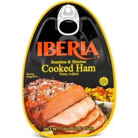 Iberia Boneless & Skinless Cooked Ham, 16 oz