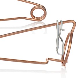 com-four® 3 x Bavarian Vole Traps Made of Copper-Plated Steel Wire, Approx. 15.5 x 8 x 5.5 cm (Pack of 03 - Bavarian Shape)