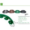GOTOTOP Borde de Jardín de PE 5m con 15pcs Clavos