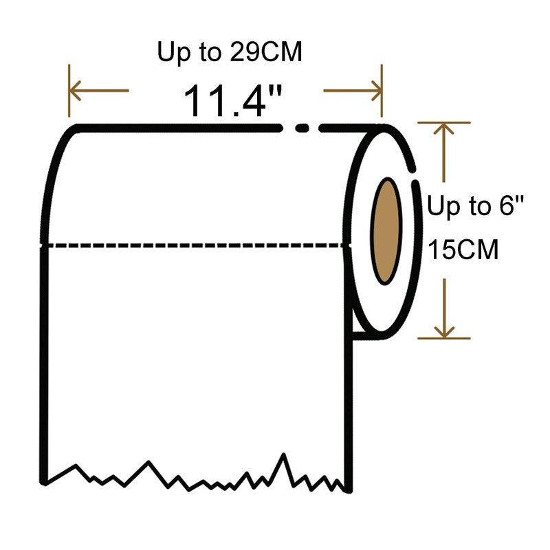YYST Magnetic Paper Towel Holder Paper Roll Holder Rack Towel
