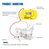 Yooreal Digital Hour Meter, Resettable Hours for Garden Tractor Brush