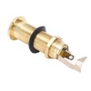Guitar End Pin Jack Socket Threaded Metal 6.35mm for Bass