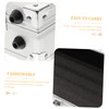WOONEKY Aluminum Alloy Toolbox for Carrying Tools Accessories Jewelry Capacity
