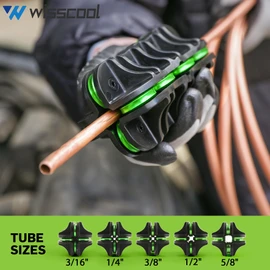 WISSCOOL 3/8" Tube Straightener Handheld Tubing Straightener | Copper Pipe Straightener, Brake Line Straightening Tool for Fuel Line Copper Aluminum Stainless Steel