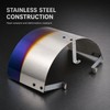 Stainless Steel Air Intake Filter Heat Shield Cover 2.5-3.5 Inch