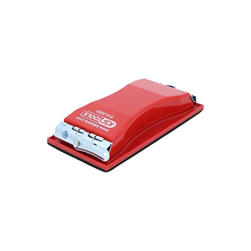 KS Tools 515.3095 Sanding block with sponge rubber backing, 210x105mm