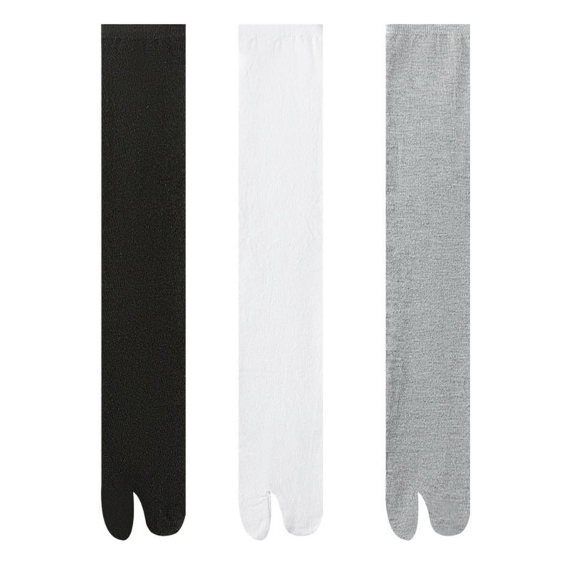 Weuiean CEZC-12 Women's 2 Toe Socks, High Socks, Set of