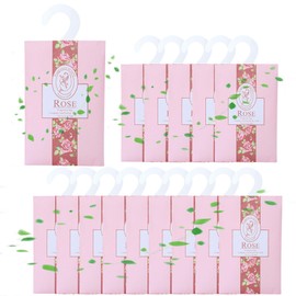 WDEC 15 x 20G Rose Wardrobe Aromatherapy Clothes Hangers Bags for Drawers, Cupboards, Bathroom Cars