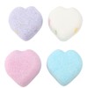 4pcs Heart Shape Bathroom Aromatherapy Body Cleaner Nourishing Moisturizing Bath