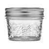 Ball Wide Mouth Quilted Crystal Jelly Jars with Lids and