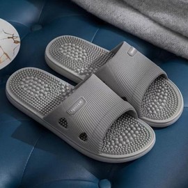 Acupressure Soft Living Room Health Office Gravel Indoor Slippers pink