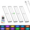 Under Cabinet Lights Wireless, 58-LED Rechargeable Motion Sensor Closet Lights