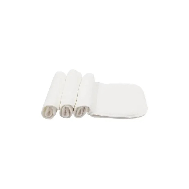 3 Pañales Ecológicos Interior Bambú 6 Insertos De 4 Capas