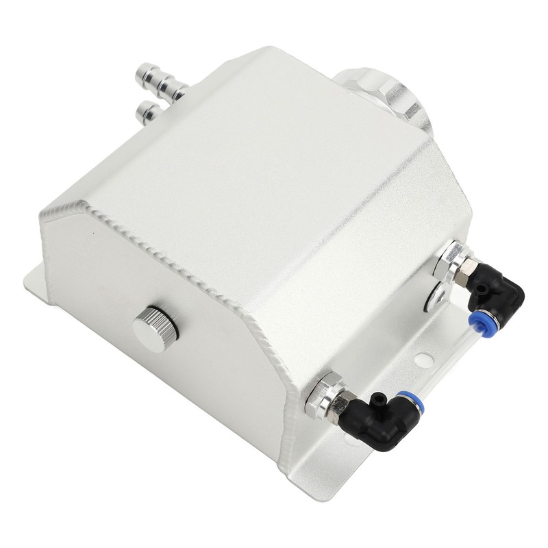 Universal Engine Coolant Expansion Tank 1L Aluminum Alloy Overflow Reservoir