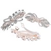 VOCOSTE Hair Accessories for Women Glitter Rhinestone Hair Clip 3pcs